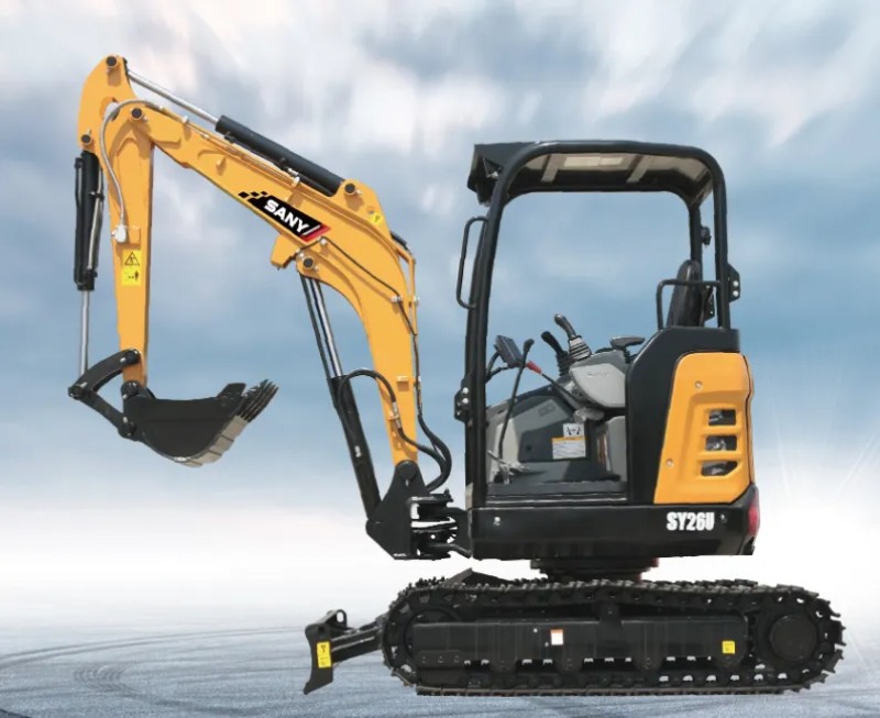 Comprehensive analysis of Sany SY16U MINI micro excavator: the weight of the whole machine is 1195kg, the bucket volume is 0.025 m ³, and the power is 8.8/2200kW/rpm